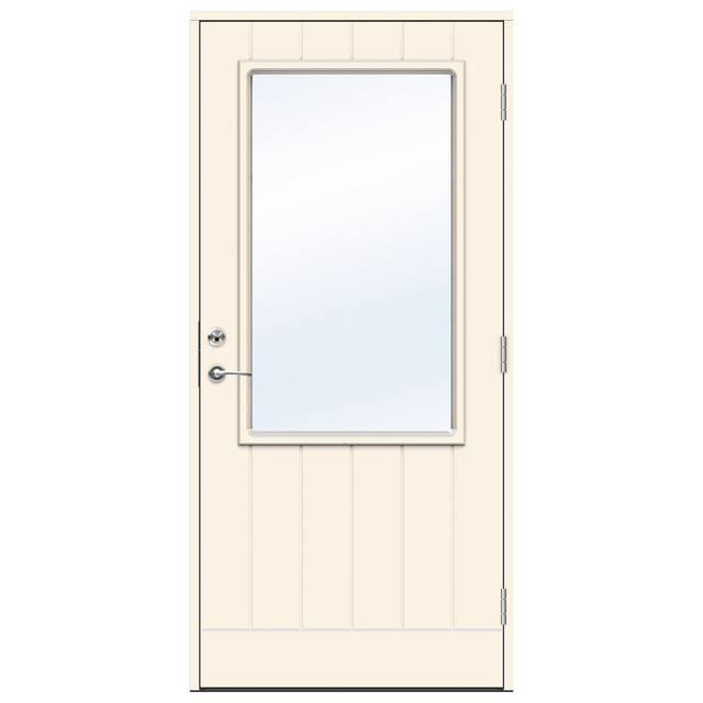 YTTERDÖRRSSET LYRA VIT NCS S 0502-Y 105MM KARM 9X21H | Beijerbygg Byggmaterial